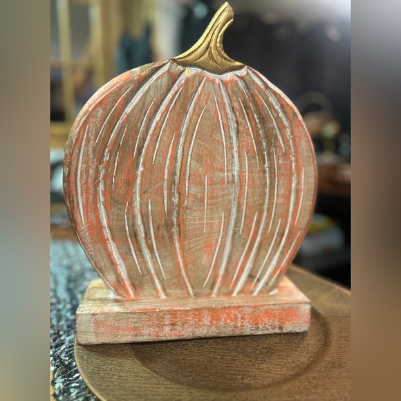Wooden 13” oak? rustic pumpkin decor farmhouse - Picture 4 of 7